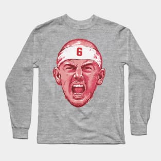 Alex Caruso Chicago Scream Mono Long Sleeve T-Shirt